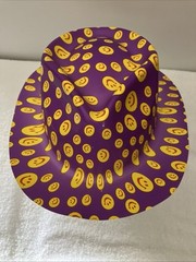 Party Hats, 8 Total, 2 Assorted, 4 Purple, 1 Green, 1 Blue, Plastic