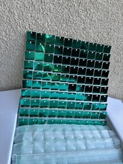 (24 pack) Teal shimmer wall panels for backdrop parties or events