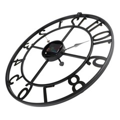Sleek Metal For outdoor Wall Clock Classic Design Perfect for Any Space