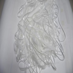 White Streamers Party Backdrop Decorations | Fringe Curtains | 2 Pack | 3.2×8…