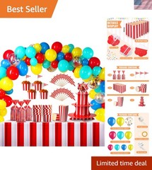 432 Pcs Carnival Party Decorations Circus Theme Birthday Party Including Circ…