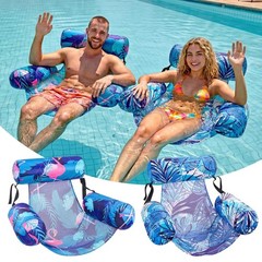 Inflatable Pool Float Chair – 2 Pack Pool Floats Adult Heavy Duty, Water Floatin