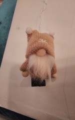 6 piece Gnome/Gonk Doll Pendants. Hanging Decor. 5 Pink & 2 brown.