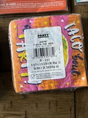 Fiesta Fun Partyware Taco Party Cinco de Mayo plates ￼ napkins ￼ balloon banners