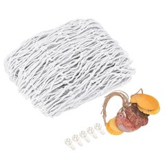 Decorative Fishing Net 40″x80″ Fish Net DECOR with Shell White