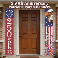 Patriotic Decorations: 70″ 250th Anniversary Banner for All Seasons