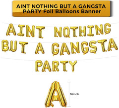 Aint Nothing but a Gangster Party Decorations 90S Party Decorations for Adults C