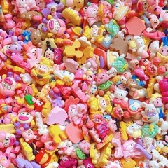 100Pcs Random Cute Resin Flatback Cartoon DIY Craft Charms Phone Case Scrapbook