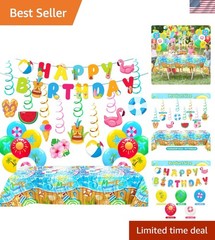Summer Party Decotrations Pool Partys Decor Beach Theme Party Supplies Includ…