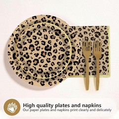 Animal Print Birthday Decorations Bundle