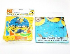 Despicable Me Minions Birthday Party Decorations Banner Tablecloth Supplies NEW