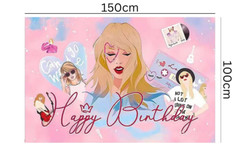 Taylor Swift Birthday Balloon Banner Party Decoration Swiftie Celebration Gift