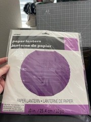 Unique Purple 10″ Paper Lantern Party Decoration New!!!
