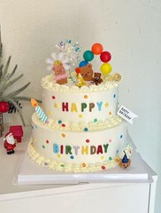 Fake Cake Rounds Styrofoam Dummies Set 2 Tiers 8/10 Inch 4 Inch Tall