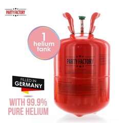 Helium tank for 50 balloons incl 50 latex balloons
