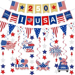250th Anniversary Decorations 4th of July Decorations Including 250th Anniver…
