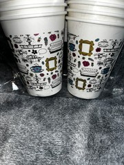 Friends TV Show Cups Set-20 Rachel Monica Joey Chandler Phoebe