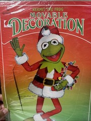 NEW!! VINTAGE 1981 HALLMARK HENSON Kermit The Frog MOVABLE DECORATION