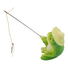 Resin Frog Statue for Garden Patio Balcony Outdoor Pond Decoration Small Size