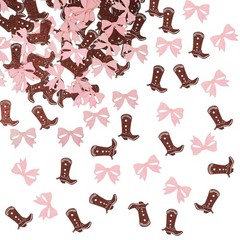 200pcs Gender Reveal Confetti, Boots Or Bows Gender Reveal Decorations Party …