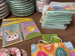 Buffet Dessert NEW Table Easter Paper Plates Napkins Party Supplies HUGE LOT bag