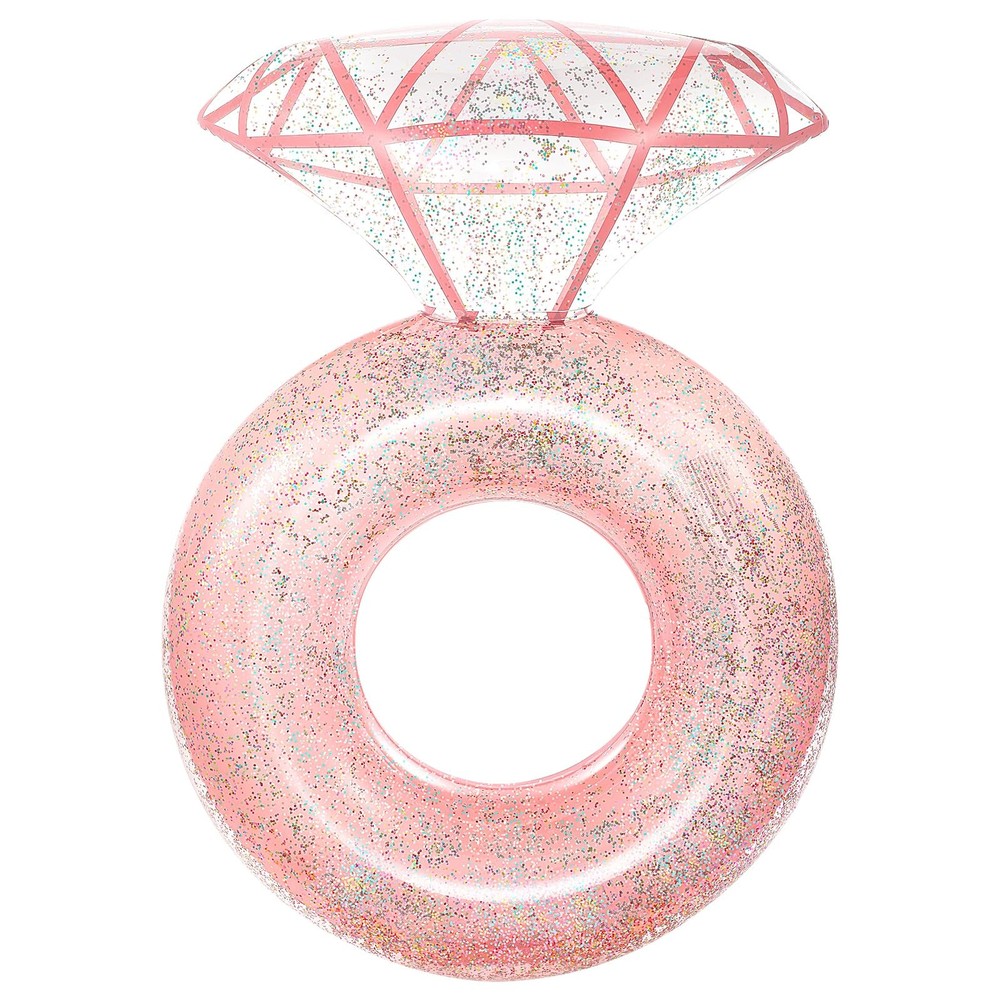 HeySplash Pool Floats, Inflatable Diamond Ring Pool Float, Large Engagement R…