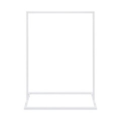 Metal Wedding Backdrop Arch Wedding Stand 1*0.75m Wedding Party Decor White
