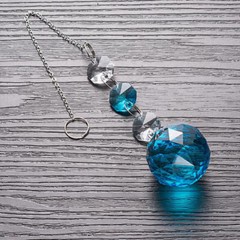 6Pcs/Set Crystal Ball Chandelier Drops Candlabras Wedding Decoration Party