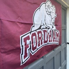 Fordham Univ. Rams Flag Banner 3X5’ Tailgate/Maroon College Grad Party Decor