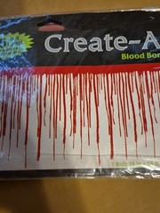create a scene blood border 55ft indoor outdoor Paper Art Creative Expressions
