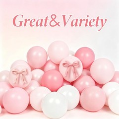 155pcs Pink and White Balloon Arch Kit, Pastel Light Pink and White Balloons …