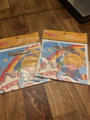 Rainbow Brite Birthday Party Supplies Original 80’s Art Design Table Cloth Decor