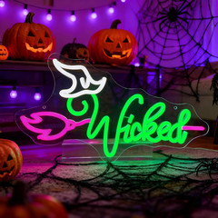 Witch Theme Party Decorations & Gift for Her – LED Neon Light for Bedroom Birthd