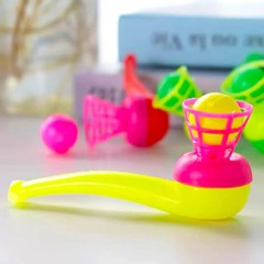 3/50Pcs Floating Ball Balance Blow Pipe Party Favor Birthday Carnival Game