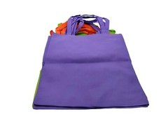 Lot 12 Halloween Reusable Tote Bags Spider Pumpkin Ghost 16×16