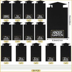13 Pcs K-12th Graduation Yard Sign 2026 Graduation Decorations 15″ X 8″ Photo Di
