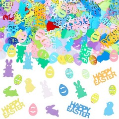 Easter Confetti Bunny Egg Rabbit Chicken Glitter Table Metallic Foil Decor