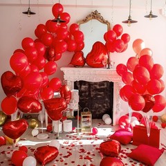 Red Balloons 129pcs Different Sizes 18 12 10 5 Inch for Garland Arch Kit, Lat…