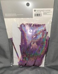 Spritz Backdrop Foil Curtain PINK 6′ L Party Decoration Fringe Metallic 3 Count