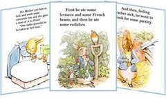 BEATRIX POTTER PETER RABBIT SHOWER BIRTHDAY PARTY TENT CARDS TABLE DECORATIONS