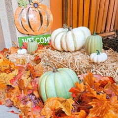 3 Pack Fall Leaf Garland, Hanging Fall Vines Autumn Garland Artificial Maple