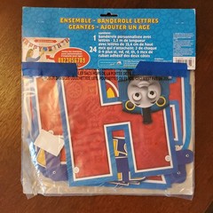 Thomas & Friends Add An Age Jumbo Letter Banner Kit Party Decoration