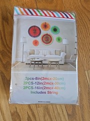 New Cinco De Mayo Party Decorations Fiesta Multi-color 6 Pcs Includes String