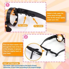 Crazy Eyes Funny Prank Glasses Plastic Toy For Kids Party Fun Gifts