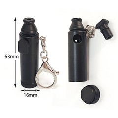 3Pcs Metal Storage Box Spice Container With Keychain Party Accessories Men Gift