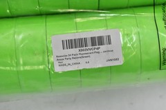 Newwiee 24 Pack Fluorescent Flag Party Decor Neon Green Hazardous Area Markers