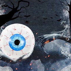 Halloween Inflatables Eyeball Decorations Home Garden Party ornament Gift JQ