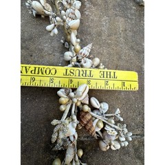 Seashell garlands Coastal Shell wire decor nautical natural marine beach ocean 2
