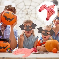Halloween Scary Silicone Hand Props for Decor Use Lightweight Horror Design 4pcs