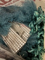 Dancing Queen Disco 17th Birthday Party Decoration Set Blue Silver Teal
